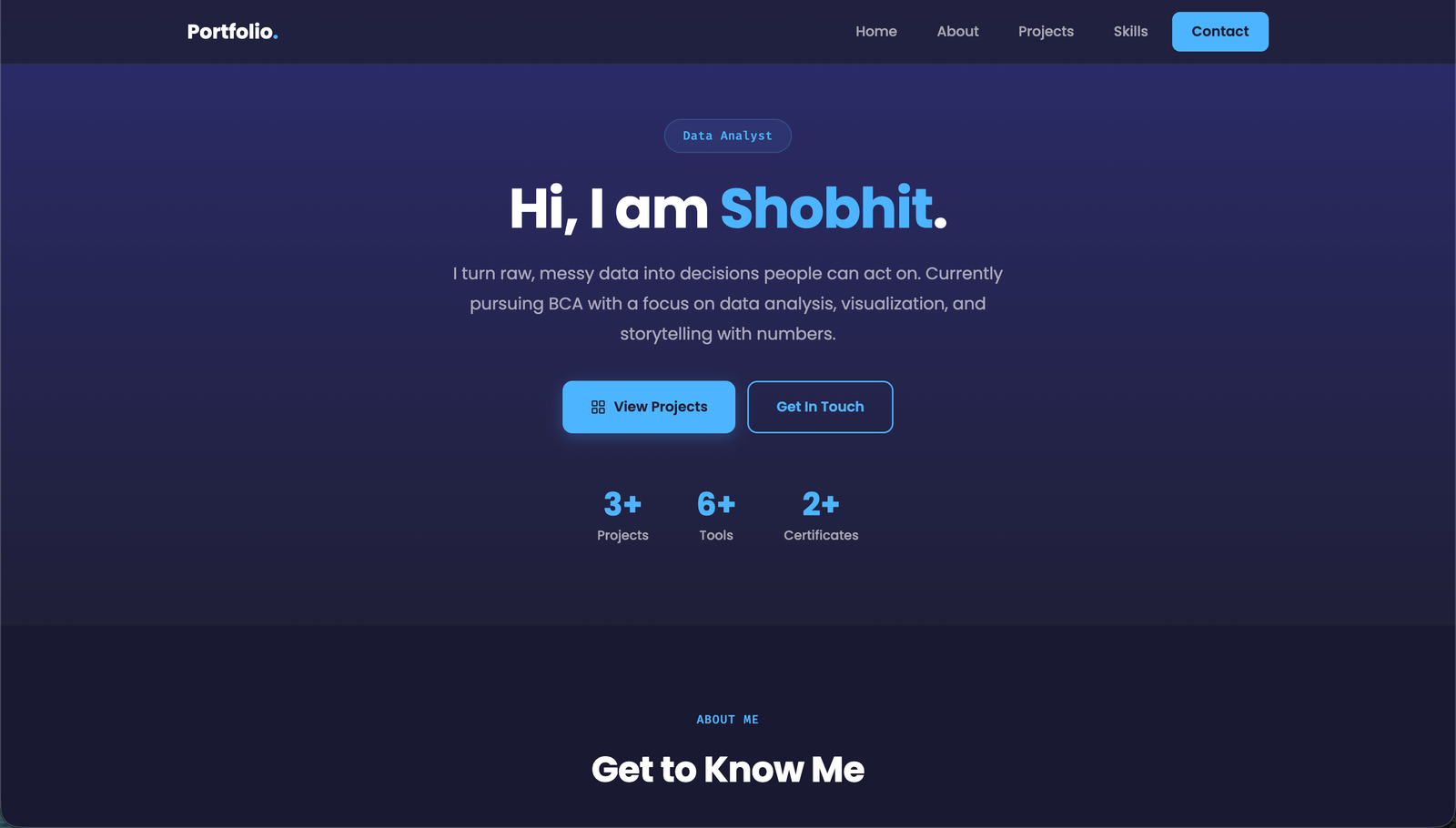 Shobhit Portfolio